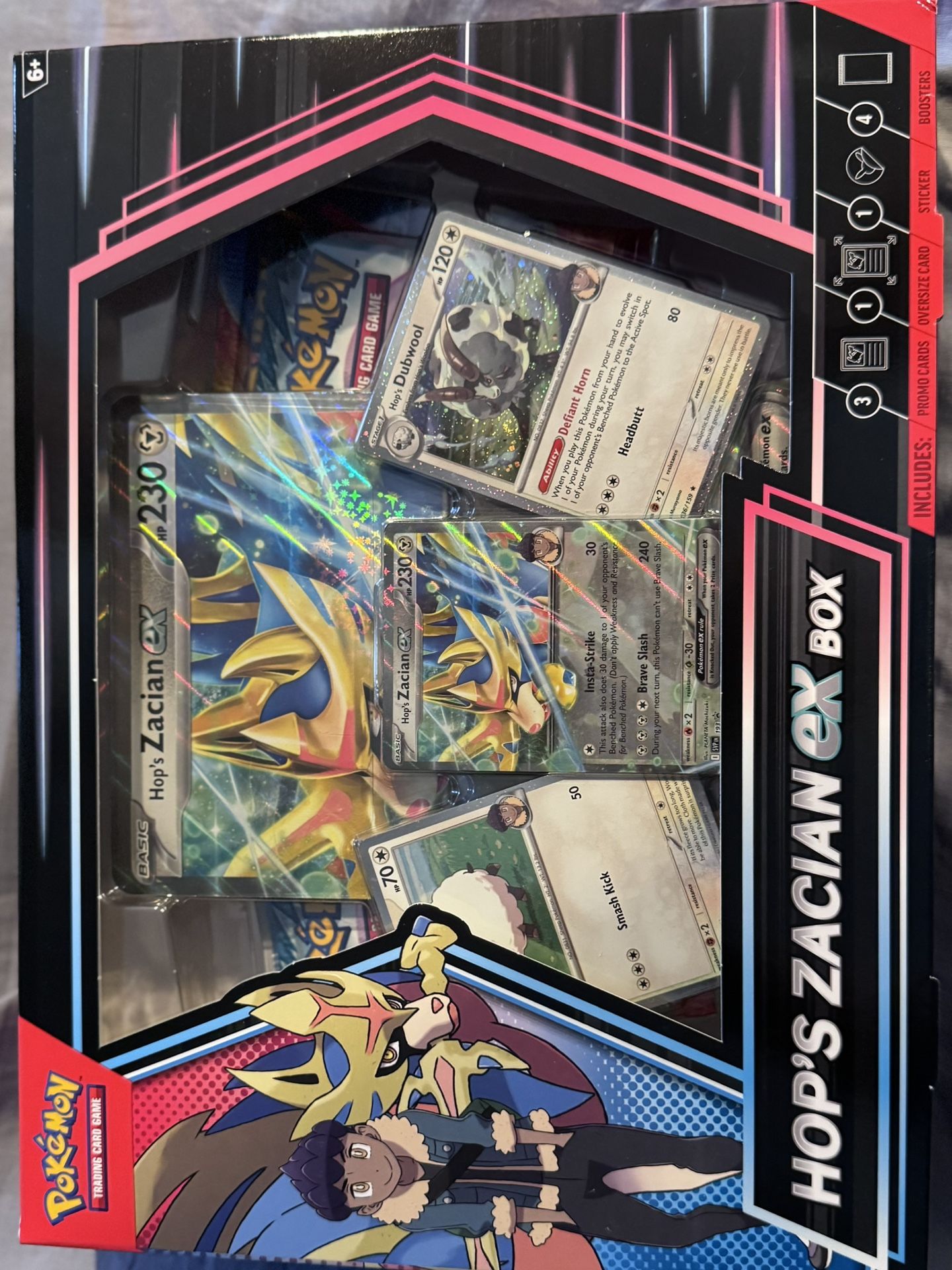 Pokemon - Hop’s Zacian EX Box