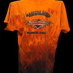 Manatee River Harley Davidson Tie Dye T-shirt. Size XL. Bradenton Fl. Made in the USA. 23” pit to pit, 30” length. 