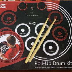 Rock Jam Rollup Drum Kit