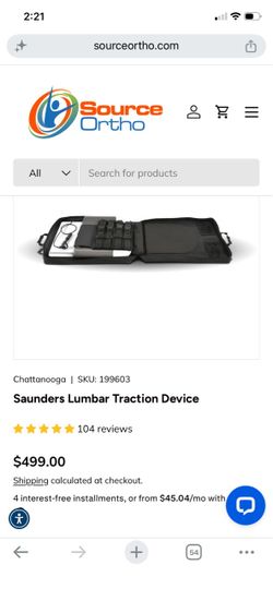 Saunders Lumbar Traction Device, Back, Fitness, Mobility, Massage