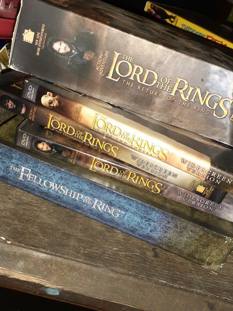 Lord of The Rings random Lot of DVDs and Sets