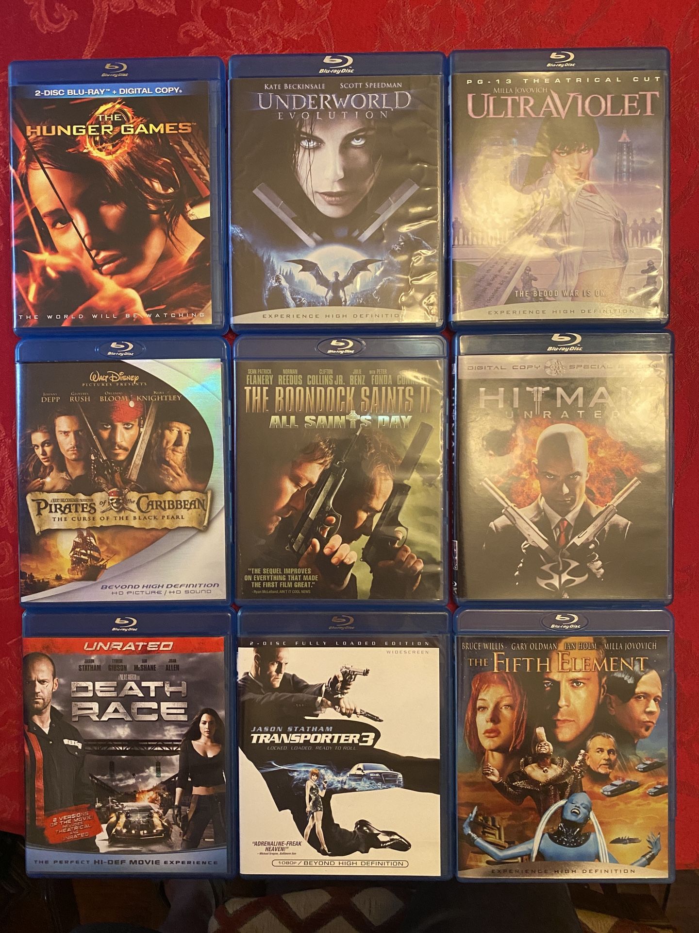 $2.50 Blu-rays . Five for $10
