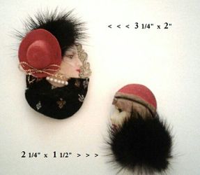 2 Brooches