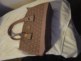 Michael Kors Monogram Satchel Handbag
