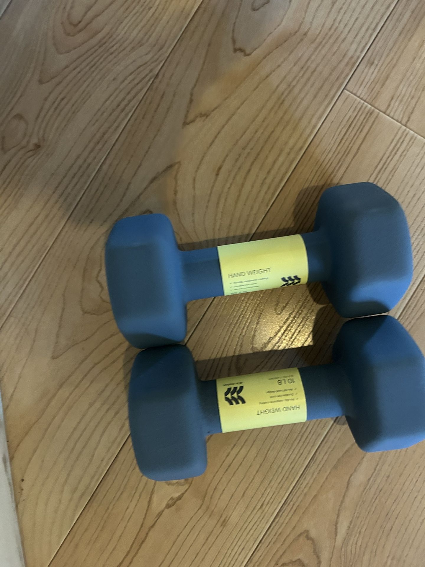 Pair of 10 lb Neoprene Dumbbells