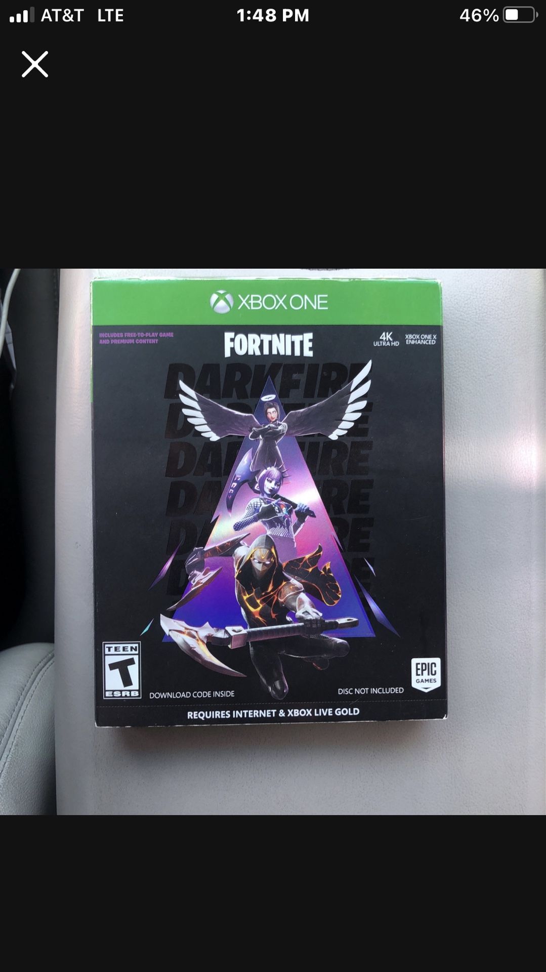 Xbox one Fortnite Darkfire Bundle sealed CIB 