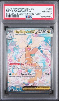 Mega Dragonite ex PSA 10 Special Illustration Rare