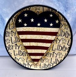 6-1/4 X 6-1/4 Round Plate