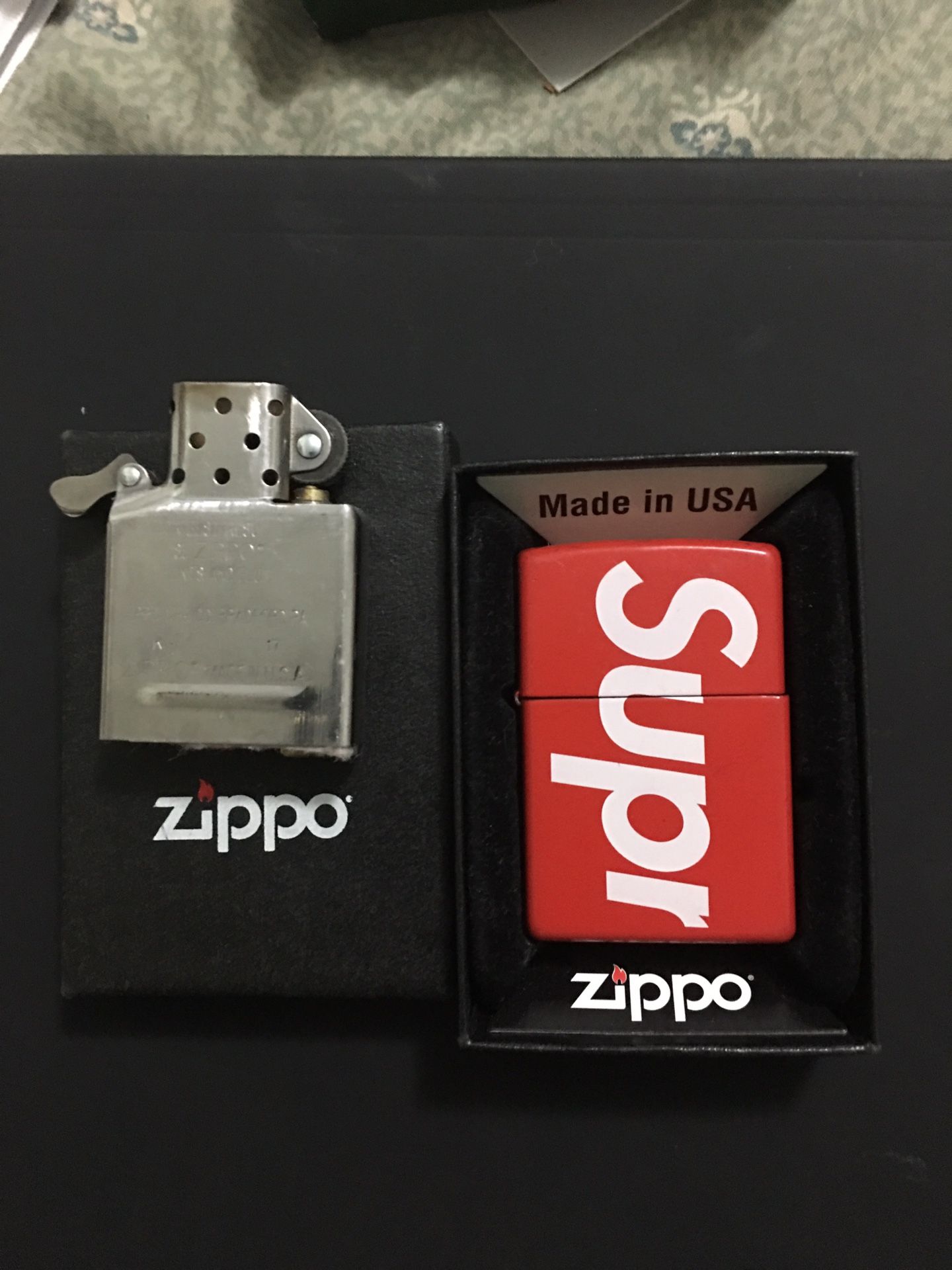 Ss18 Supreme Zippo lighter
