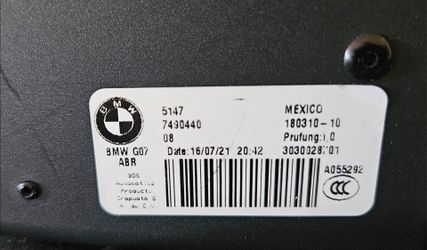 BMW X7 Cargo Cover 2019 - 2021