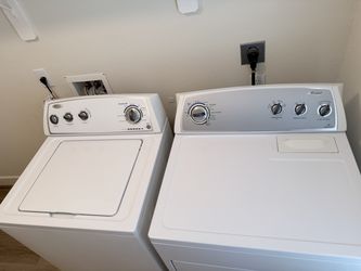 Whirlpool Washer and Dryer - White