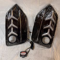 Honda Civic Hatchback 2020 Front Daytime Running Lamp Set Scanning Style 3