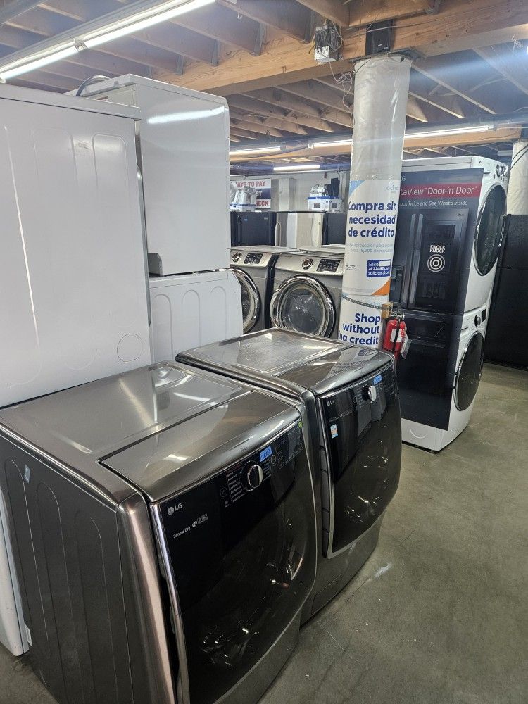 HUGE DISCOUNT LANDLORD SPECIAL CERTIFIED REFURBISH RECONDITION GENTLY USED WASHER DRYER FRIDGE STOVE OVEN STACKABLE FREE WARRANTY ONLY 65FOR FINANCING