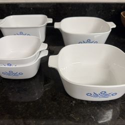 Corningware Blue Cornflower Baking Dishes