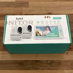 Kokit monitor with two cameras