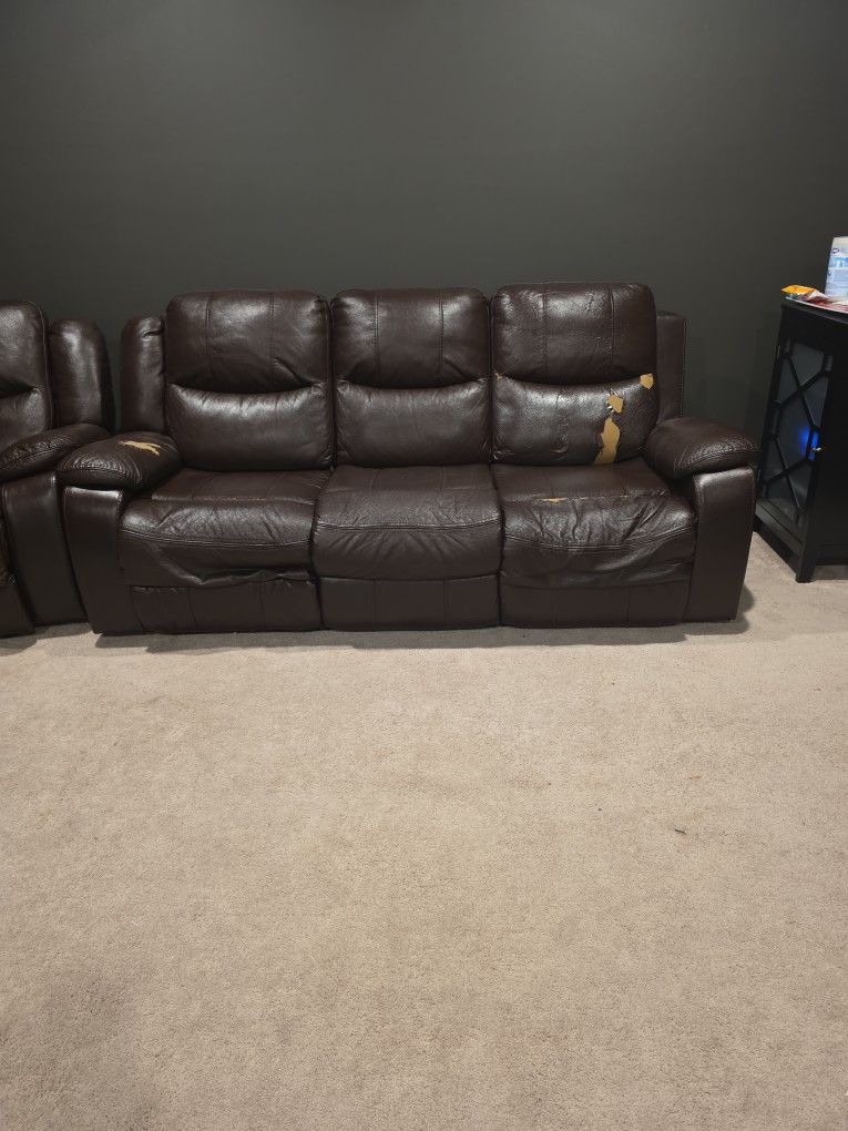 POWER Recylner Sofa Set 3+2+1 For FREE