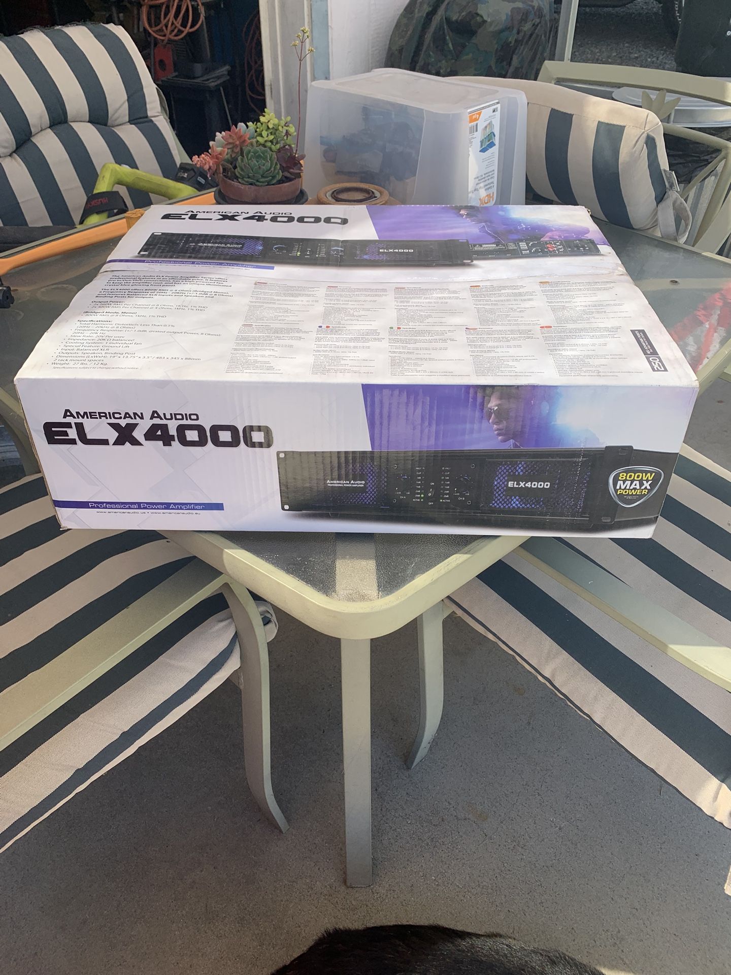 American Audio 800 Watt Amplifier