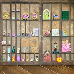 Various miniature items for printers tray, trinket shelf, dollhouse, or crafts