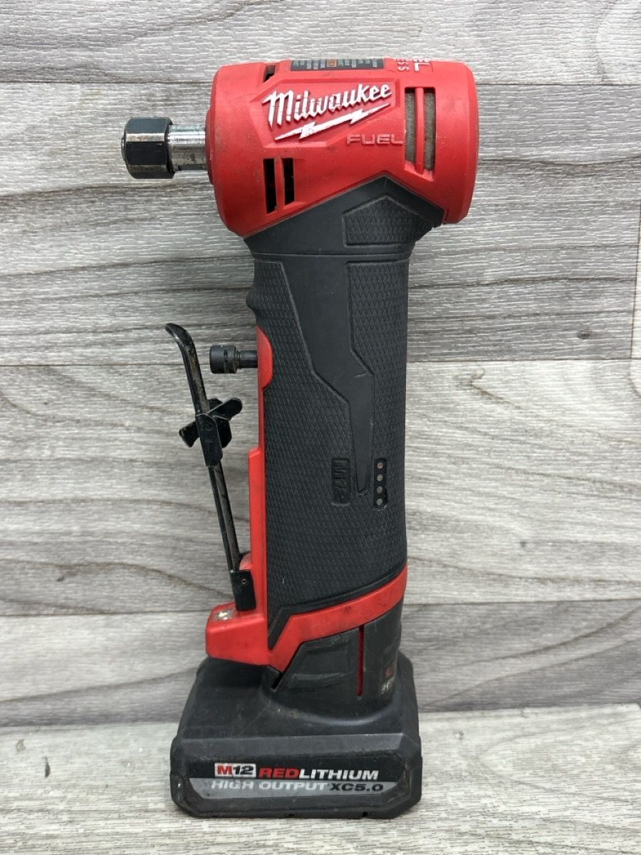 Milwaukee 2485-20 M12 FUEL Right-Angle Die Grinder Kit w/ XC5.0 Battery (A1D026982)