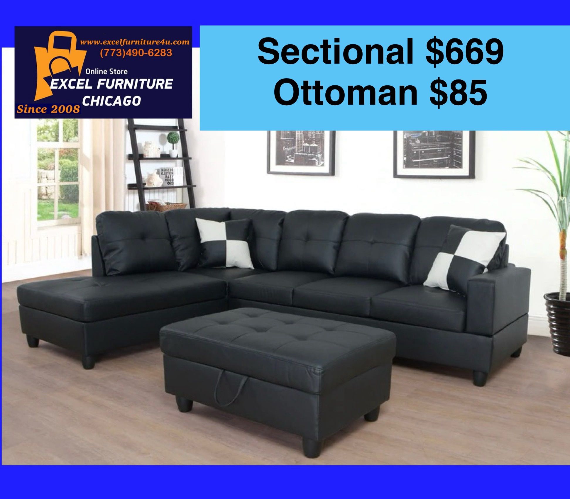 💫FREE DELIVERY💫Brand New Sectional Sofa Couch