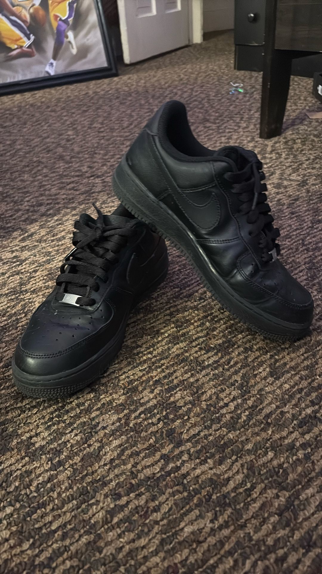 Black Air Force 1s