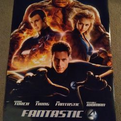 Two Fantastic 4 Authentic Movie Theater Posters For 50dlls (24X40 Double Sided) Alvernon Between Drexel And Valencia