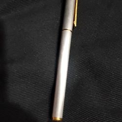 Vintage  CARTIER Must De Silver 18 K Nib  Fountain Pen $290