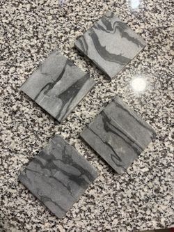 Set of 4 Marble Pattern Coasters