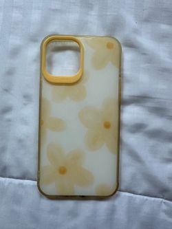 iPhone 12 Pro Max Yellow Floral Case