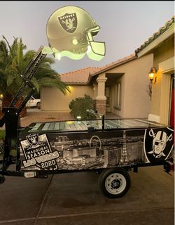 Limited Edition Las Vegas Raiders Tailgate Trailer