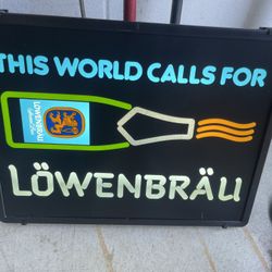 Lowenbrali Beer Light Up Sign