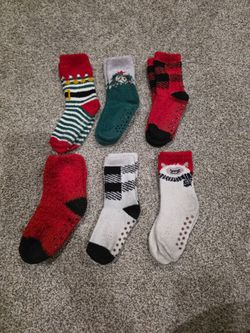 6 pairs toddler Christmas cozy warm socks