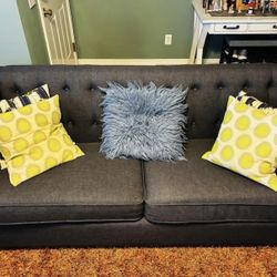 Like New Dark Blue Sofas