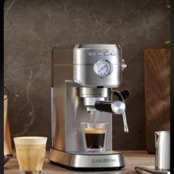 Casabrews CM5418 Espresso Machine 20 Bar, Compact Maker Steam Milk