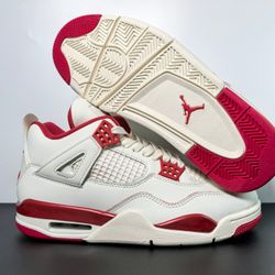 Air jordan 4s  WHITE RED more colors available   