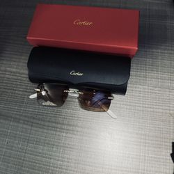 New Cartier Buffalo Horn Sunglasses
