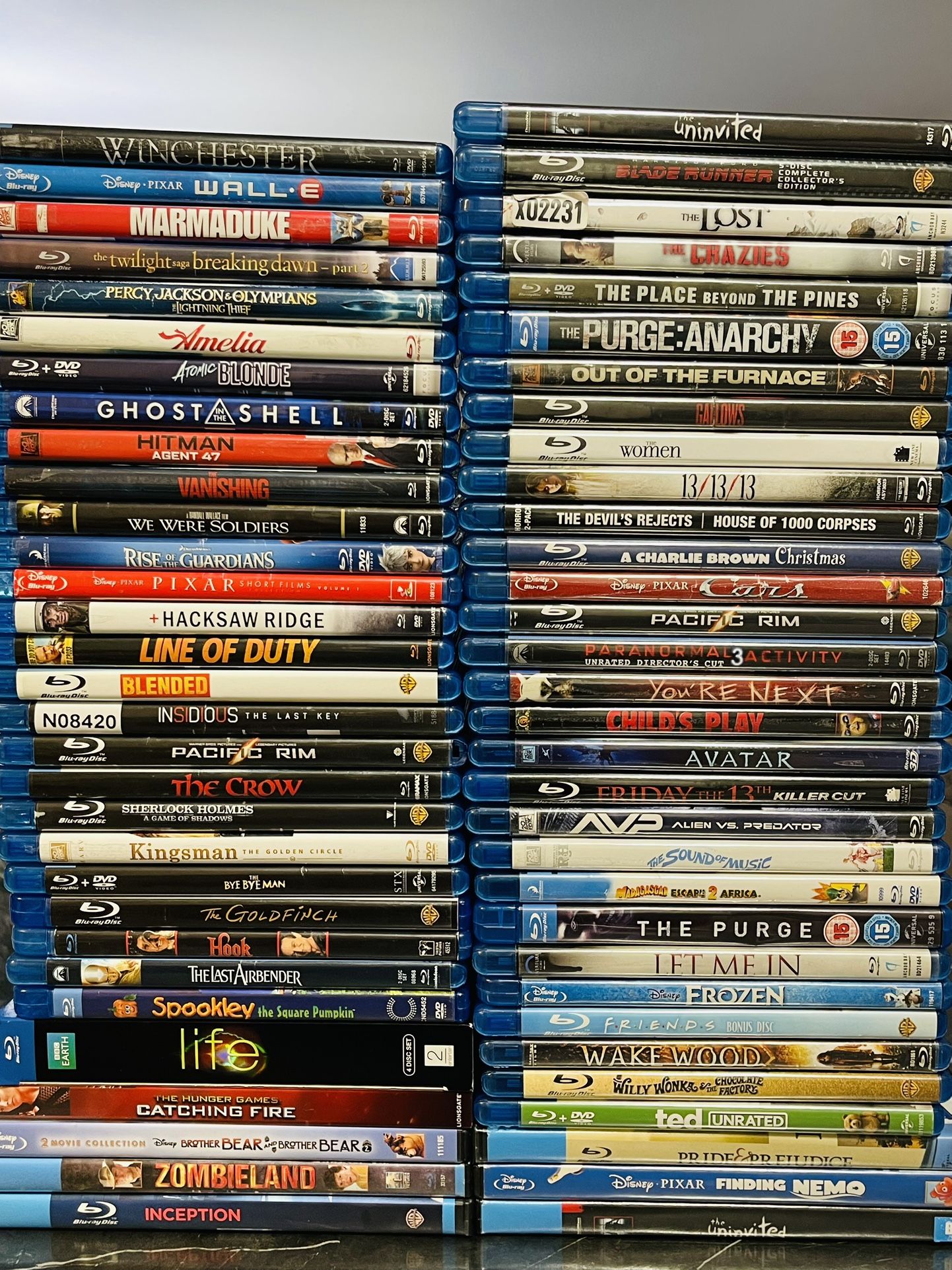HUGE Lot of 63 Blu-Ray Movies