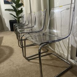 clear / glass chair each $60