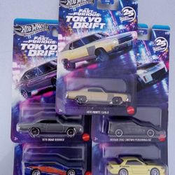 Hot Wheels Fast And Furious Set 25th Anniversary 