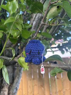 Crochet Blueberry Octopus