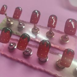 Hand-painted Gel Nail Press-ons