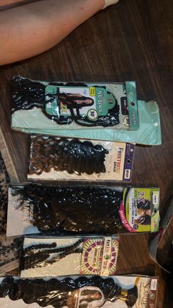 Wigs Ponytails Mixed variety hair extensions