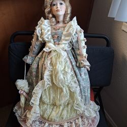 Collectible Porcelain Doll Victorian
