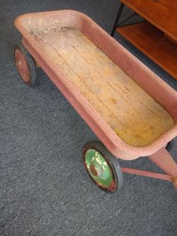 Very old radio flyer wagon