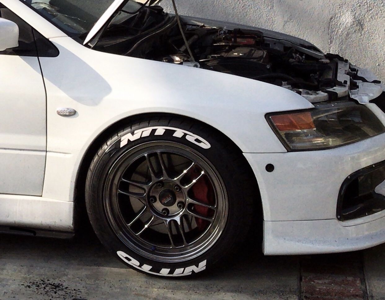 Nitto tire letter sticker kits !