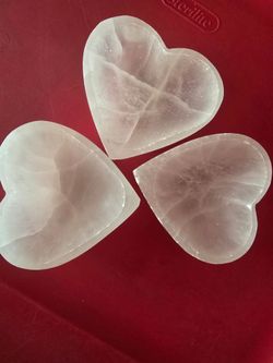 Selenite Hearts 💕 Trays