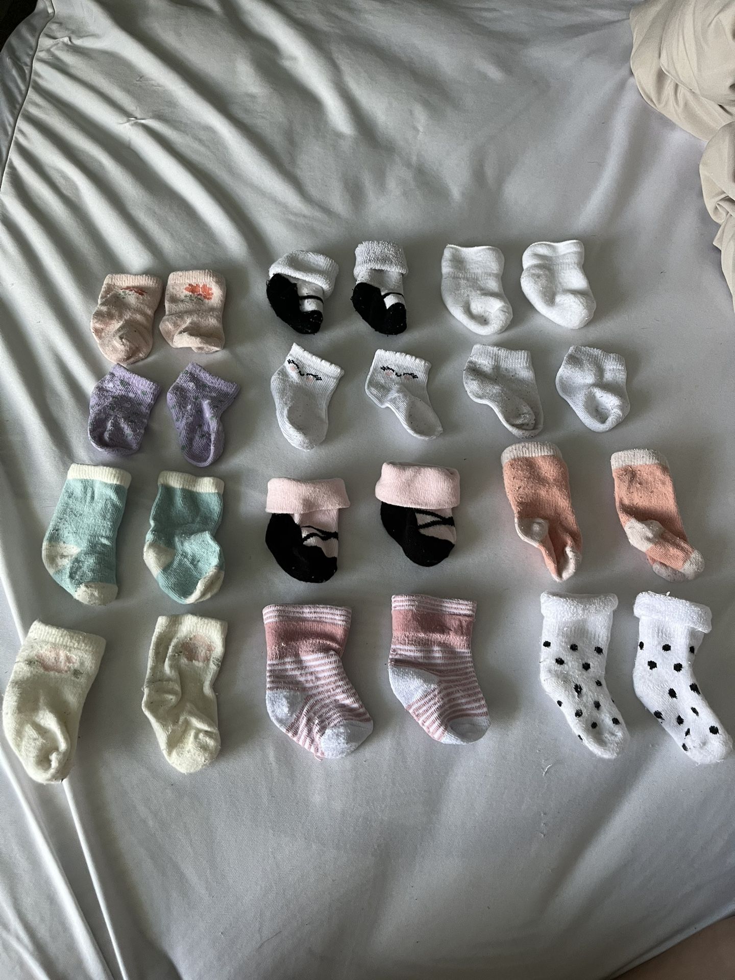 18 Baby Girl Sock