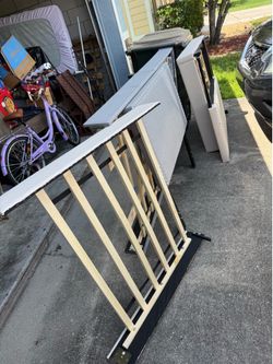 Twin Bed frames with head board (2)