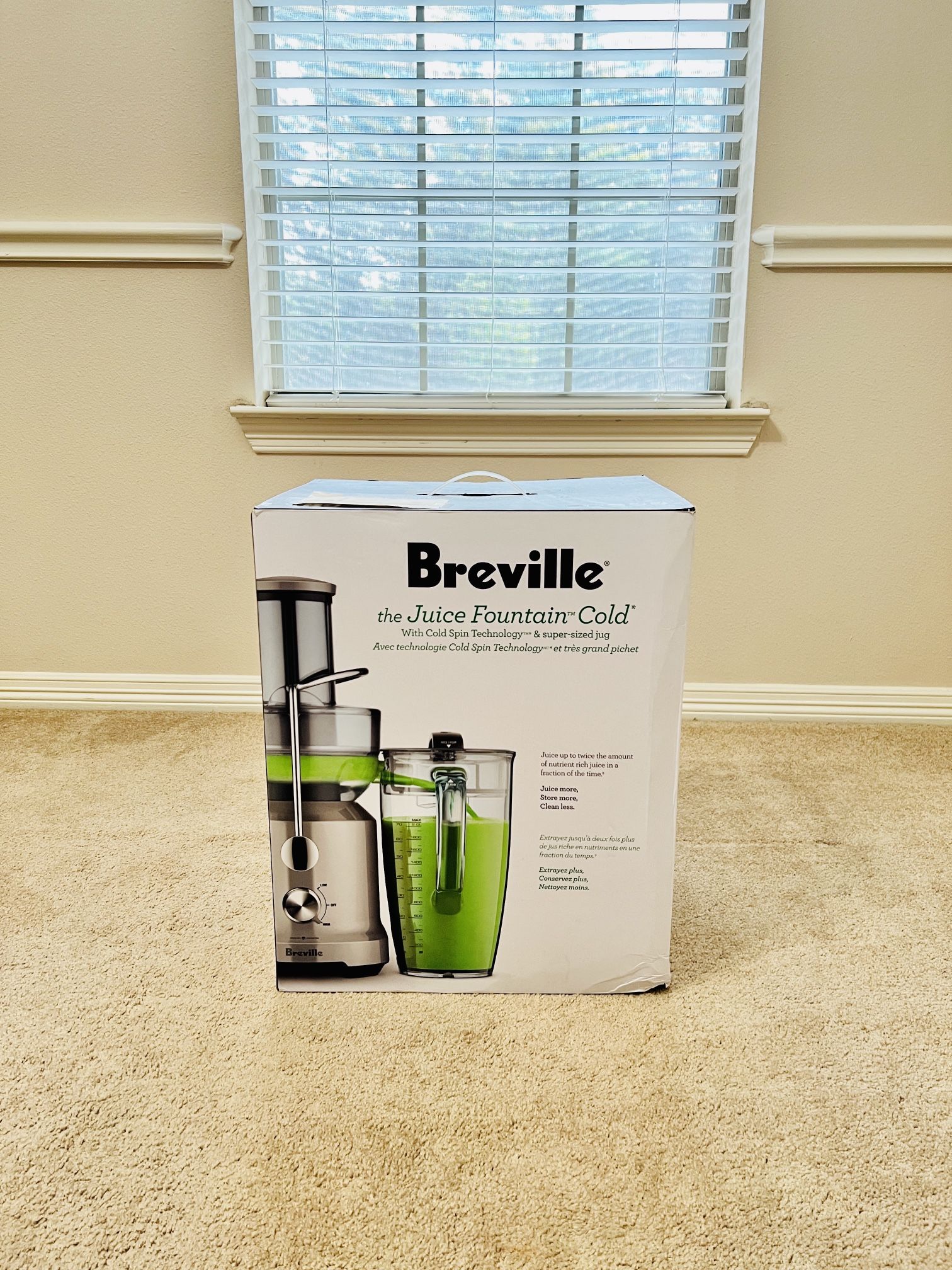 Unopened Breville Juice Fountain Cold Juicer