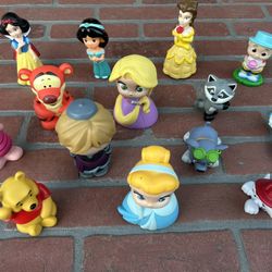 Disney Bath Toy Lot